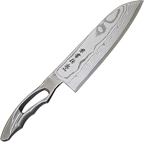Kanetsune Seki Damscus Santoku 170 mm Sannoike Serie