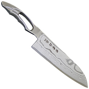 Kanetsune Seki Damscus Santoku 170 mm Sannoike Serie
