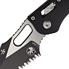 Microtech Stitch RAM-LOK Fluted Black G10 Handle