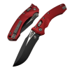 Microtech Amphibian RAM-LOK Fluted Red Handle Black Blade
