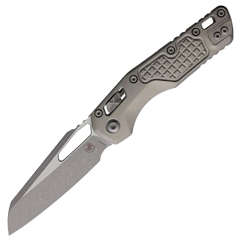 Microtech MSI S/E Frag Natural Clear Aluminium