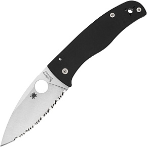 Spyderco Bodacious Black G10 S30V Serrated Blade