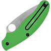 Spyderco UK Penknife Salt Green LC200N Serrated