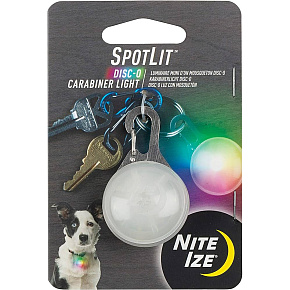 Nite Ize SpotLit Světlo s karabinou na klíče/psí obojek
