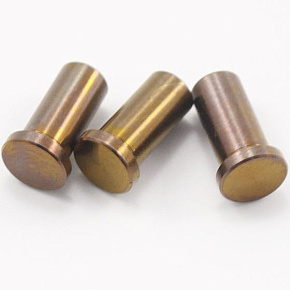 Rick Hinderer 4.0 XM-24 Handle Nut Ti Set of 3 Bronze