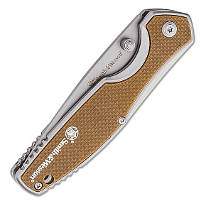 Smith & Wesson Cleft Linerlock TAN