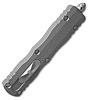 Microtech Dirac Delta D/E Natural Clear Apocalyptic Full Serated