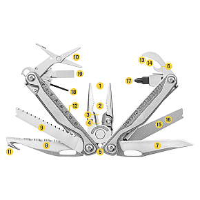 Leatherman Charge Plus TTI Titanium Multitool + Black MOLLE Sheath