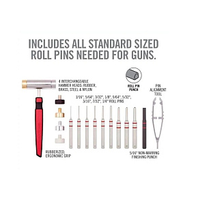 Real Avid Accu-Punch Hammer + Roll Pin Punch Set