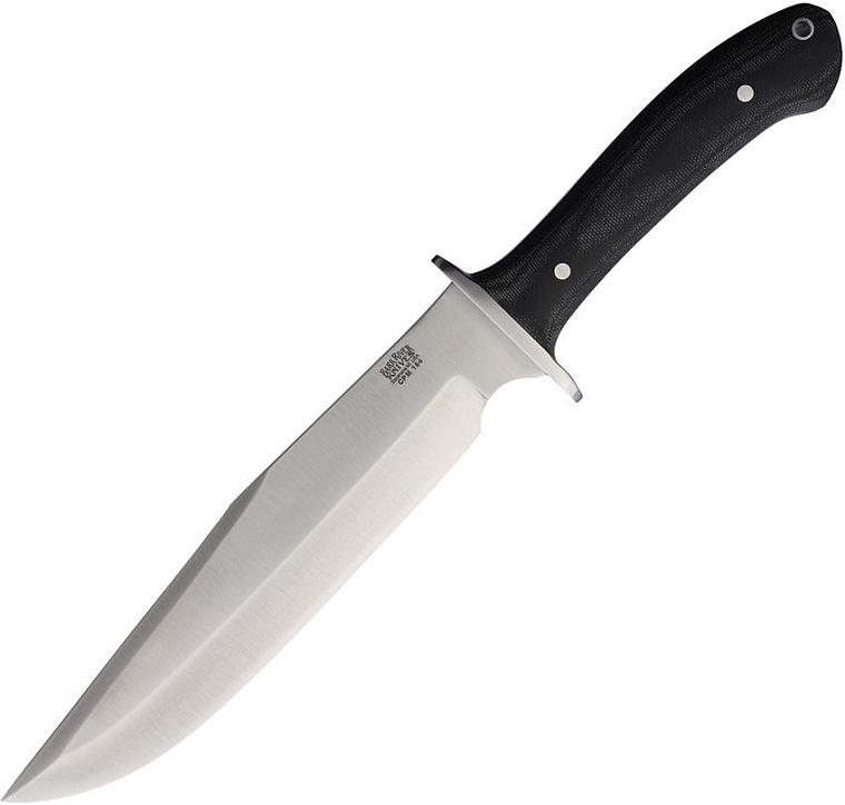Bark River Knives Highwayman IV Bowie Black Micarta CPM-154 Bark River Knives Highwayman IV Bowie Black Micarta CPM-154