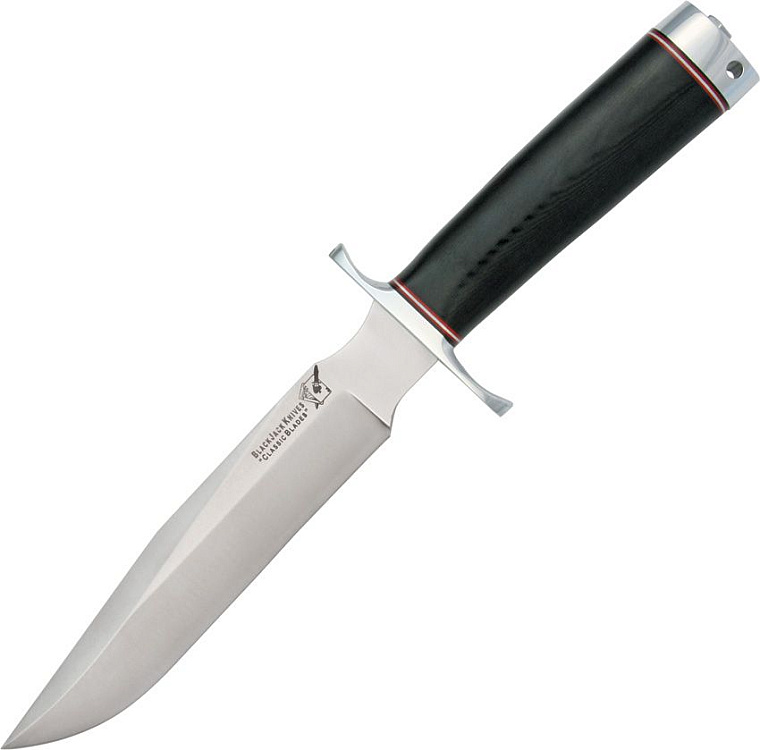 BlackJack Knives Model 1-7 Black Canvas Micarta