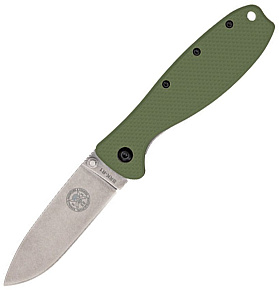 ESEE Zancudo Framelock Olive Green Stonewash