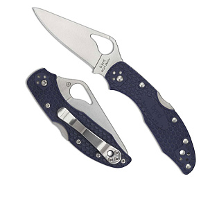 Byrd Knife by Spyderco Meadowlark 2  Blue FRN P