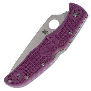 Spyderco Endura Flat Ground Purple