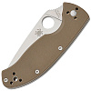 Spyderco Tenacious CPM-M4 Brown G10 Satin PS