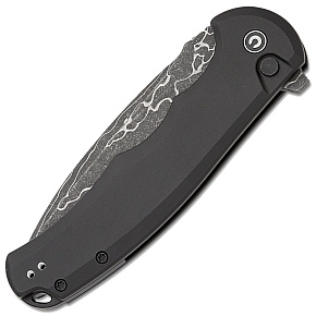 Civivi Praxis Damascus Black Aluminium Handle