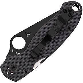 Spyderco Para 3 Black Tactical S45VN