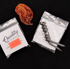 Chris Reeve Lanyard L21/L31/UMN Silver and Charcoal Grey