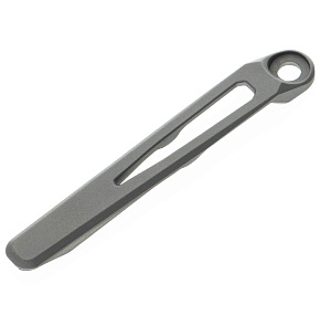 Chris Reeve Milled Titanium Clip (LIN,SIN) Sandblasted