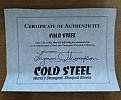 Cold Steel OSS Lynn Thompson Personal Collection