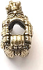 Coeburn Tool Brass Traveling Bear Bead
