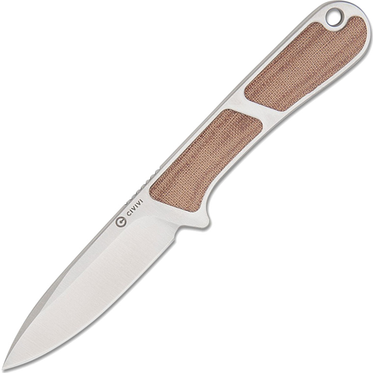 Civivi Mini Elementum Fixed Blade Brown Micarta