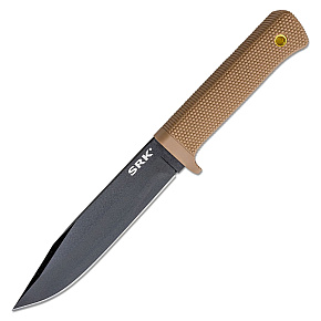 Cold Steel SRK SK-5 TAN Handle Black Blade