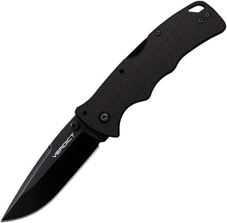 Cold Steel Verdict Black Blade Spearpoint Black Handle