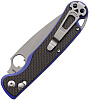 Daggerr Knives Sting Blue Carbon D2 Blade
