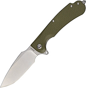 Daggerr Knives Fielder Olive Handle Stonewash