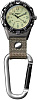 Dakota Aluminum Backpacker Clip Watch-Cream/Khaki