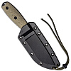 ESEE Model 4 Black Plain Blade Micarta Handle