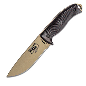ESEE Model 5 Black/Red G10 3D Handle