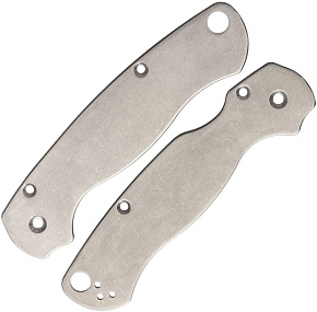 Flytanium Titanové střenky pro Spyderco Para Military 2 Stonewash