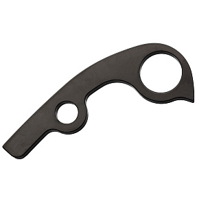 Flytanium Titanium Backspacer Black for Spyderco Para 3