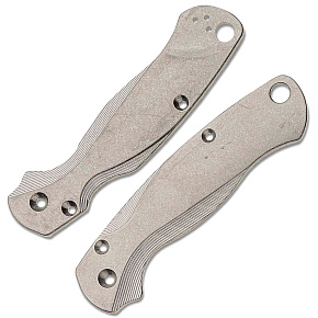 Flytanium Lotus Titanium Stonewash střenky pro Spyderco Paramilitary 2
