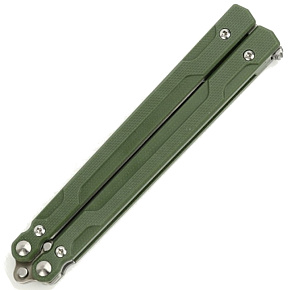 Ganzo Balisong Green G10 G766-GR
