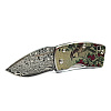 G. Sakai Ukimon Money Clip Damascus Bird