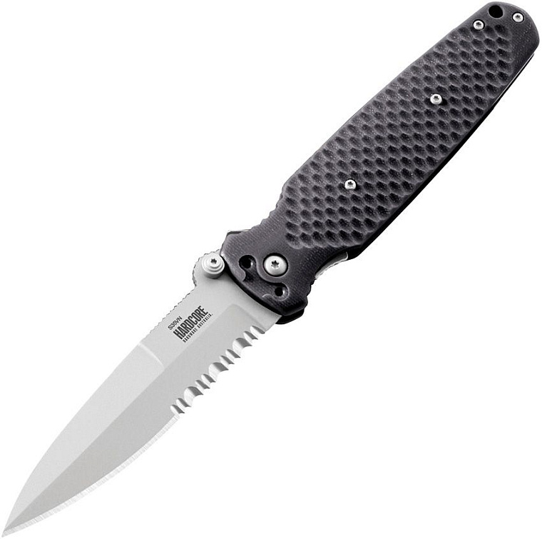 Halfbreed Blades Covert 01 folder PS beadblasted blade