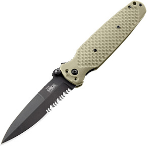 Halfbreed Blades Covert 01 folder PS Black blade ODG Handle