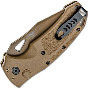 HOGUE SIG SAUER K320 M17 3,5"Drop Point Folder Coyote Tan
