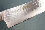 Stoneworks Hammered Damascus 5" Santoku