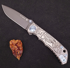 Spartan Blades Spartan Harsey Folder Memento Mori Magnacut