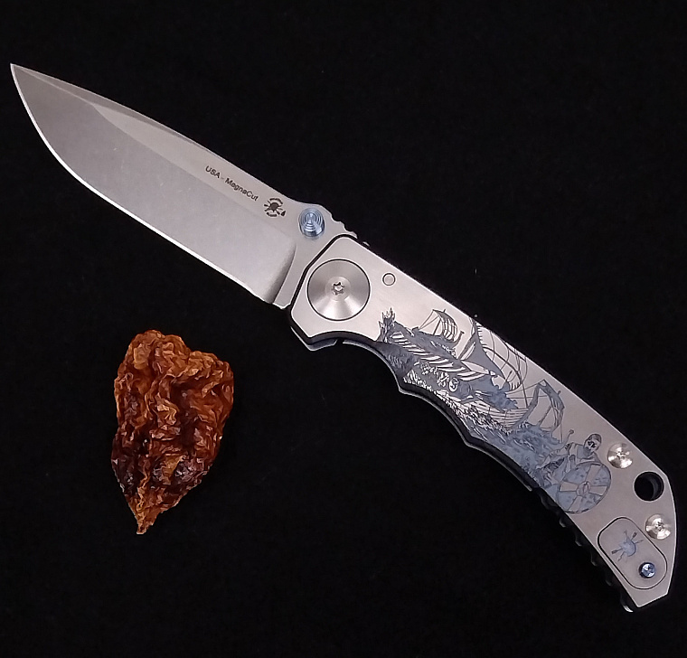 Spartan Blades Spartan Harsey Folder Viking Longboat Magnacut