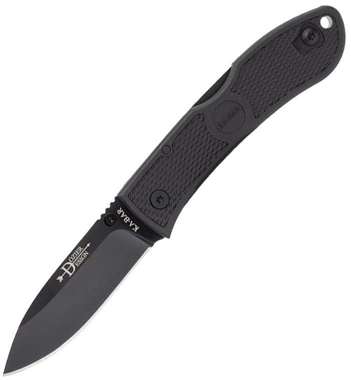 Ka-Bar Dozier Folding Hunter CPM-S35VN All Black