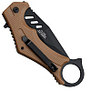 Tac-Force Desert Karambit Coyote Handle