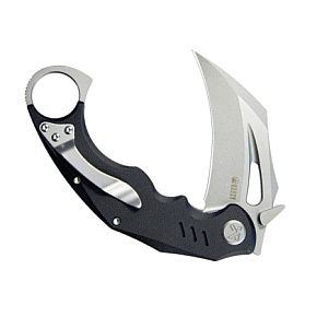 Kubey Wrath Folding Carambit Black