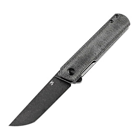Kansept Knives Foosa Black Micarta Black Blade 