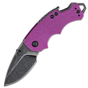 Kershaw Shuffle Purple Blackwash