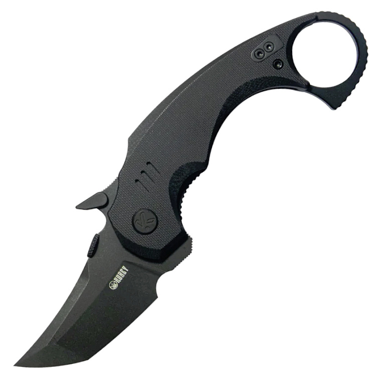 Kubey Jaw Tanto Karambit All Black MUZI Design